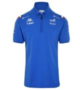 Kappa X ALPINE Formel 1 F1 Herren Polo-Shirt Baumwoll-Oberteil mit HYD...