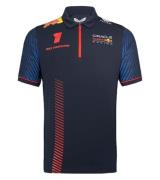 Oracle Red Bull Racing F1 Max Verstappen Herren Polo-Hemd mit Grafikdr...