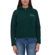 JAGUAR Damen Fleece-Jacke Kapuzen-Jacke mit Logo Stickerei Alltags-Jac...