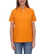 LAND ROVER Damen Polo-Shirt mit Baumwollanteil Kurzarm-Shirt mit Logo ...