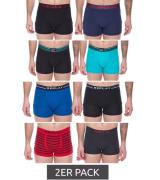 2er Pack REPLAY Herren Retro Boxershorts Baumwoll-Unterwäsche Blau, Sc...