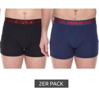 2er Pack REPLAY Herren Retro Boxershorts Baumwoll-Unterwäsche I101237-...