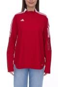 adidas Tiro21 Damen nachhaltiger Troyer-Pullover mit Logo Alltags-Pull...