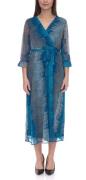 Aniston SELECTED Damen Maxi-Kleid mit Allover-Punkte-Print Sommer-Klei...