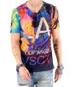 vsct Clubwear La Coloursplash Herren T-Shirt farbenfrohes Sommer-Shirt...