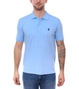 U.S. POLO ASSN. Herren Polo-Shirt Basic-Shirt Baumwoll-Shirt Kurzarm-S...