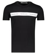 Calvin Klein Herren T-Shirt mit Logo-Print Baumwoll-Shirt Alltags-Shir...