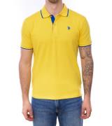 U.S. POLO ASSN. Herren Polo-Shirt Basic-Shirt Baumwoll-Shirt Kurzarm-S...