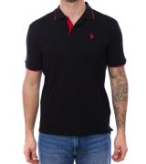 U.S. POLO ASSN. Herren Polo-Shirt Basic-Shirt Baumwoll-Shirt Kurzarm-S...