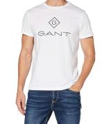 GANT Herren T-Shirt mit großem Marken-Print Baumwoll-Shirt Rundhals-Sh...