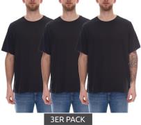 3er Pack PUMA Herren Baumwoll-Shirt T-Shirts Rundhals-Shirt Basic-Shir...