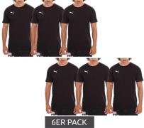 6er Sparpack PUMA TeamGoal 23 Casual Herren T-Shirt mit Puma Logo Baum...