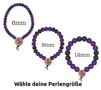 WOOD FELLAS Holz-Armband legerer Mode-Schmuck Deluxe Pearl Bracelet Li...