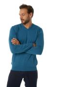 JIMMY SANDERS Strick-Pullover schicker Herren Baumwoll-Pullover mit V-...