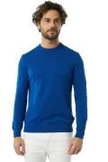 JIMMY SANDERS Strick-Pullover modischer Herren Rundhals-Pullover Slim ...