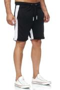 RUSTY NEAL Sweat-Shorts lässige Herren kurze Hose mit Gummizug Schwarz...