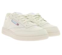 Reebok Sneaker zeitlose Echtleder Club C 85 Low Top Turnschuhe Weiß