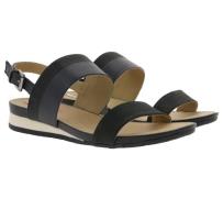 GEOX Riemensandalen sommerliche Schuhe Damen Keilabsatz-Sandaletten Fo...