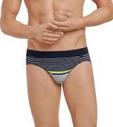 SCHIESSER Slip Rio gestreifte Herren Unterhose im Maritim-Look Blau