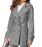 bruno banani Herbst-Mantel schicke Kurz-Jacke für Damen mit Schulterpo...