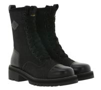 G-STAR RAW Schnür-Boots coole Damen Herbst-Stiefel mit Reißverschluss ...