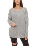 GUIDO MARIA KRETSCHMER Long-Pullover stylischer Damen Herbst-Pulli mit...