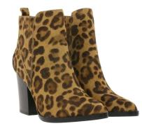 STEVE MADDEN Echtleder-Stiefelette klassische Damen Ankle-Boots mit An...