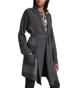 LAUREN RALPH LAUREN Strickjacke cooler Damen Long-Cardigan mit Patchwo...