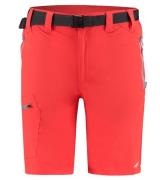 me°ru´ Porto Sommer-Shorts funktionelle Herren Trekking-Hose Rot