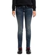 MUSTANG Gina Skinny Hose zeitlose Jeans für Damen Denim Blau