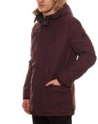 JACK & JONES Herren Winter-Jacke Parka Fred Arctic Bordeaux