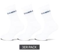 3 Paar O´NEILL Sport-Socken Strümpfe aus recycelter Baumwolle 770003 W...