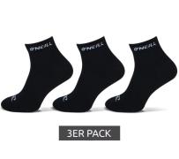 3er Pack O´NEILL Strümpfe Sneaker-Socken Quarter Socks 750003 Schwarz