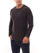 REDEFINED REBEL Herren Strick-Pulli Baumwoll-Pullover Turner Knit Schw...