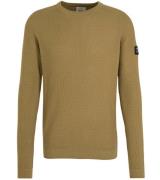 REDEFINED REBEL Herren Crewneck Pulli Strick-Pullover Bear Knit Grün