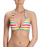 reef lilha Damen Bikini-Oberteil mit Nackenträger im gestreiftem Look ...