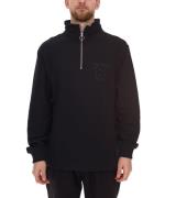 STONES Herren Pullover  Oversized-Zipper moderner Baumwoll-Zipper Troy...