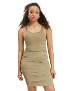 Sixth June Side Seam Gathers Minikleid, khaki