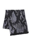 roberto cavalli Schal Schwarz/Grau