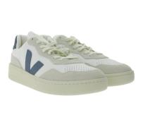 VEJA V-90 Herren Sneakers mit robuster Gummisohle Echtleder-Schuhe Wei...
