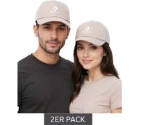 2er Sparpack Converse Lockup SC Baseball Snapback Caps Strandstein