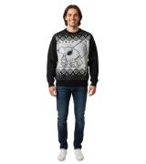 Soulland Esrum Herren Sweatshirt Schwarz/Weiß