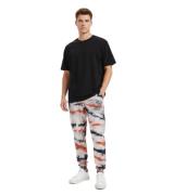Aries Herren Jogginghose „No Problemo“ im Tiger-Dye-Look mit bequemem ...