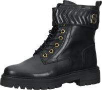 Trendige SCAPA Stiefelette Schnürschuhe für Damen 21/6664 900 Schwarz