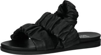 Hochwertige BULLBOXER Sandalen Schlupfschuhe für Damen 532001T1L BLAC ...