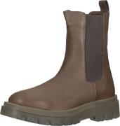 Elegante LAZAMANI Stiefelette Schlupfschuhe für Damen 67.071 taupe Bei...