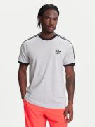 Sportliche adidas 3-Stripes Tee Herren T-Shirt JY1369-22244 Grau