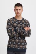 klassischer BLEND Herren Feinstrickpullover mit Rundhals Strickpullove...