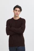 klassischer CASUAL FRIDAY CFHeine Herren Grobstrickpullover mit Label-...