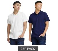 2er Pack klassisches BLEND Herren Poloshirt aus Baumwolle Shirt 207180...